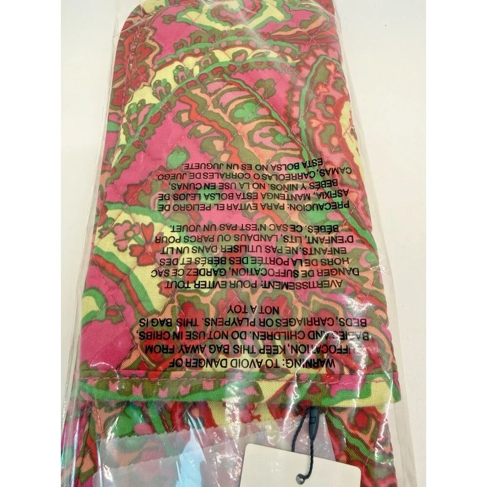 Bliss Mini Travel Curler W/Ceramic Body Small & Vera Bradley Iron Cover Set New - Picture 7 of 13